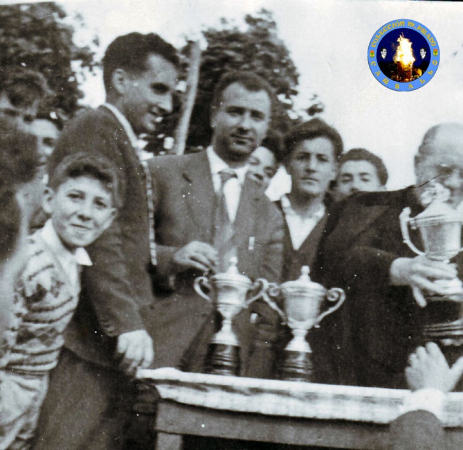 1956 - La entrega de trofeos